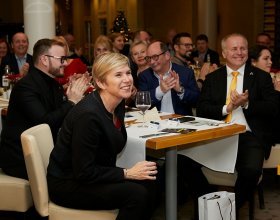 Kateřina Neumannová, česká olympionička a Jan Smigmátor, český swingový zpěvák (68)